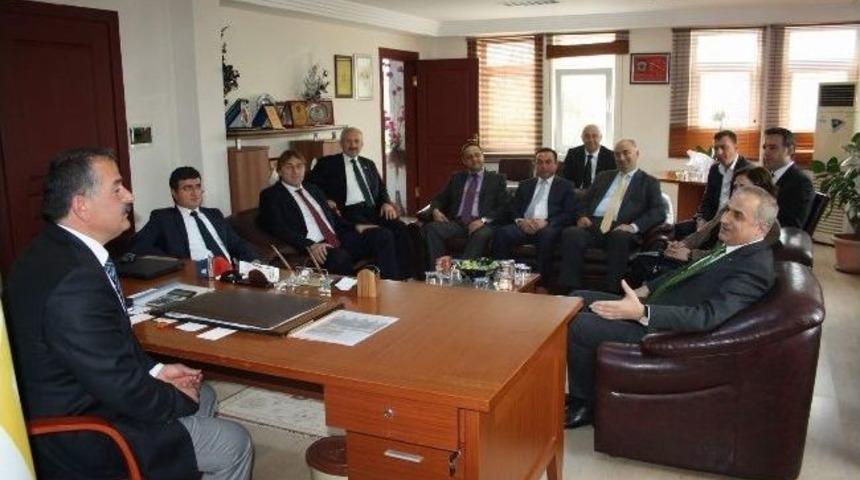 Satso&rsquo;dan Başkan Karakulluk&ccedil;u&rsquo;ya Tebrik Ziyareti