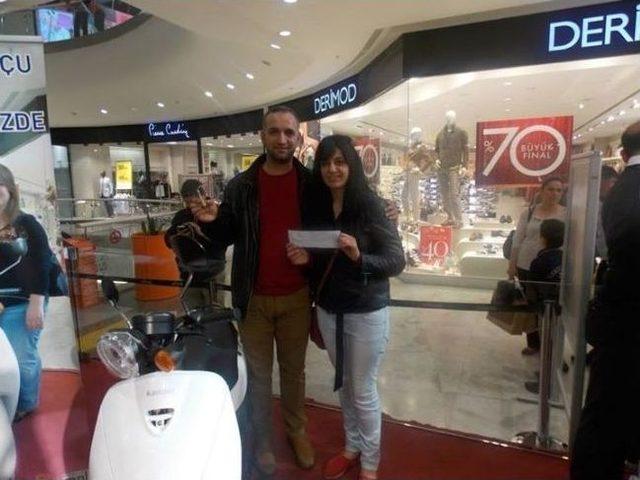 Prıme Mall Antakya’da Motosiklet Şansı Devam Ediyor