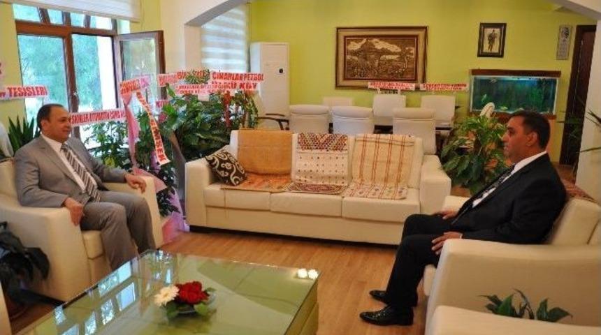 G&ouml;&ccedil; Ve Yavuz&rsquo;dan Başkan Can&rsquo;a Hayırlı Olsun Ziyareti