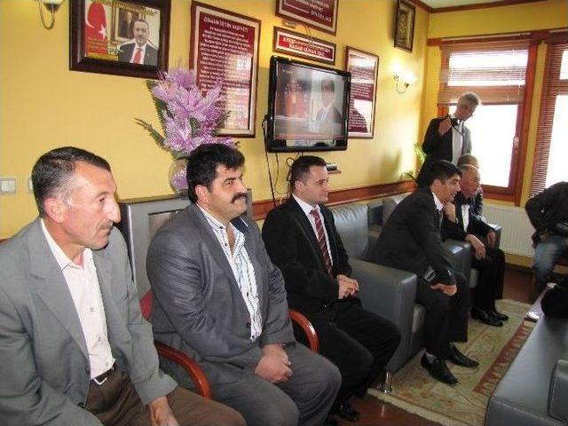 Başkan &Ccedil;alışkan dan Başkan Koca ya Ziyaret 1