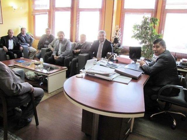 Başkan &Ccedil;alışkan dan Başkan Koca ya Ziyaret 2