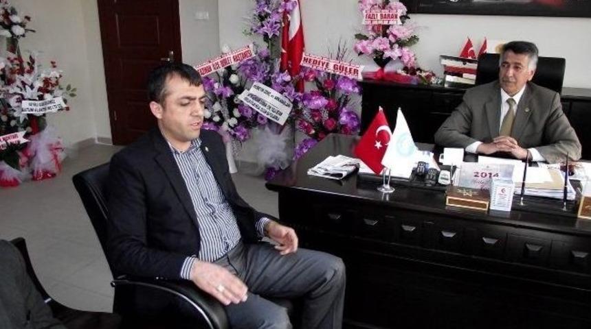 Başkan &Ouml;zt&uuml;rk&rsquo;e &ldquo;hayırlı Olsun&rdquo; Ziyareti