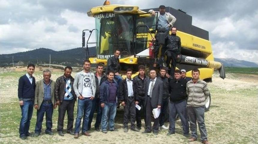 Kursiyerler, Bi&ccedil;erd&ouml;ver Başında Uygulama Yaptı