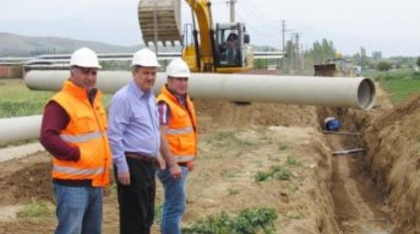 Aktaş Barajı&rsquo;nda Sulama Kanalları Tamgaz