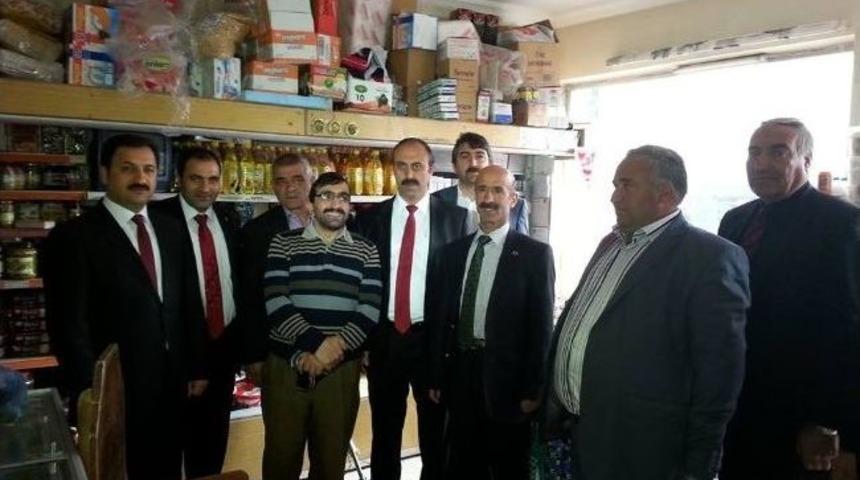 Aşkale Belediye Başkanı Başaran, Esnaf Ziyaretinde Bulundu