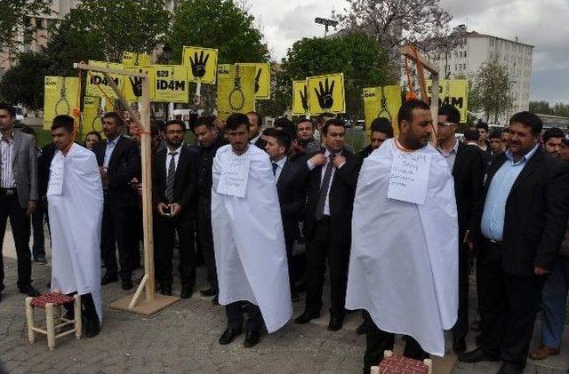 Mısır'daki İdamlar Dar Ağacı İle Protesto Edildi