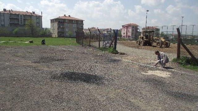 Muratlı'ya Küçük Antreman Sahası Yapılıyor