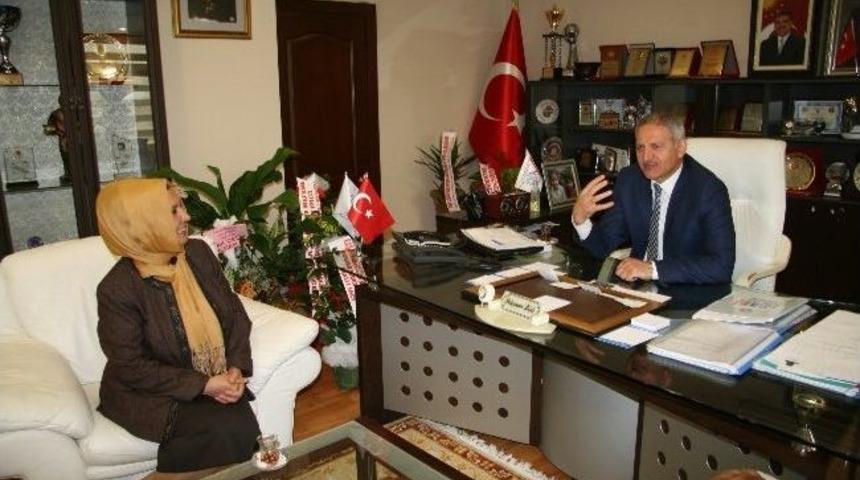 Başkan Dişli&rsquo;ye Bbp&rsquo;li Rakibinden &lsquo;hayırlı Olsun&rsquo; Ziyareti