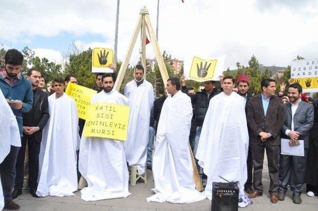 Mısır'daki 528 İdam Kararı Yozgat'ta Protesto Edildi