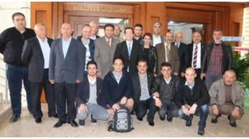 Gazetecilerden Başkan Yazgı&rsquo;ya Ziyaret