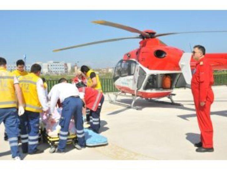 Komaya Giren Hastanın İmdadına Ambulans Helikopter Yetişti