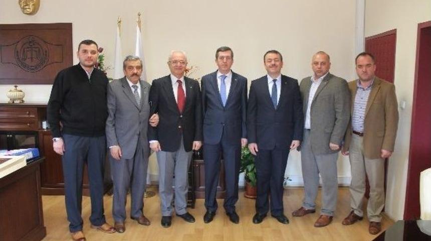 M&uuml;siad&rsquo;tan Ağır Ceza Reisi Ve Emniyet M&uuml;d&uuml;r&uuml;ne Ziyaret