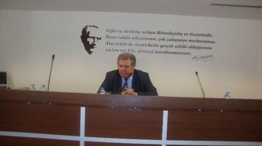 Etso Nisan Ayı Meclis Toplantısının Konuğu Eski Devlet Bakanı Yüksel Yalova Oldu