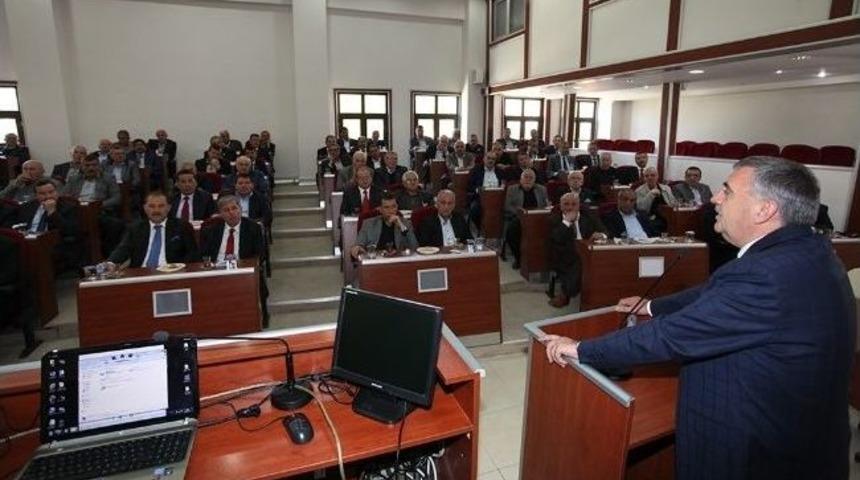 Başkan To&ccedil;oğlu&rsquo;ndan Muhtarlara Semos M&uuml;jdesi