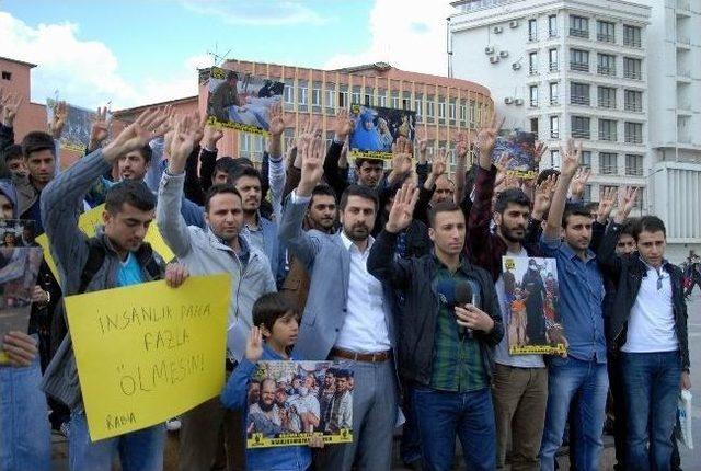 Mısır'daki İdam Kararları Diyarbakır'da Protesto Edildi