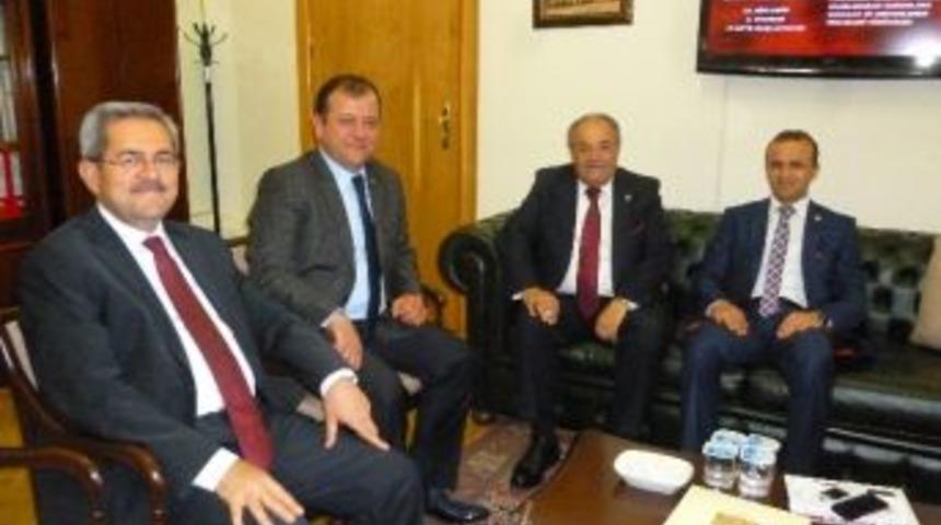 &Ccedil;orum Tso Başkanı Başranhıncal&rsquo;dan Uslu&rsquo;ya Ziyaret