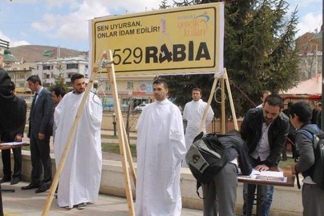 Mısır&rsquo;daki İdam Kararları Bayburt&rsquo;ta Protesto Edildi 1