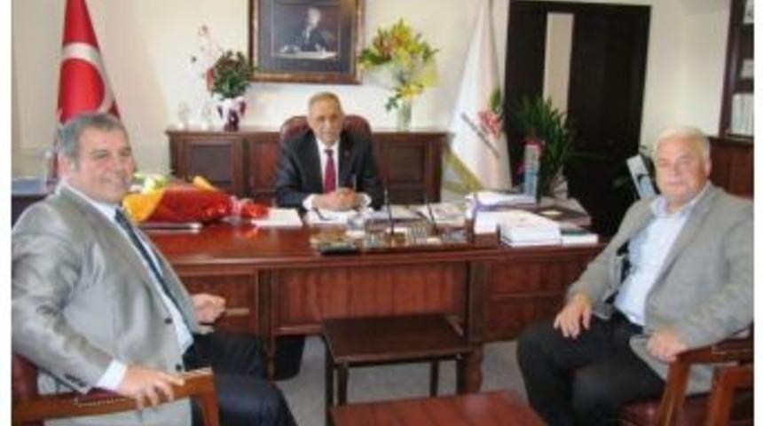 İzmir Gsim M&uuml;d&uuml;r&uuml; Tatlısu&rsquo;dan Badem&rsquo;e Kutlama Ziyareti