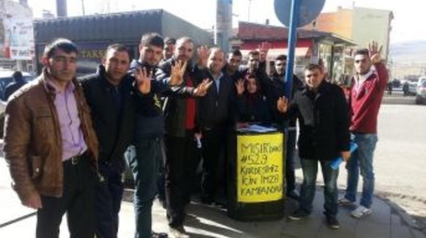 Ak Gen&ccedil;ler Mısır&rsquo;daki İdam Kararını Protesto Etti