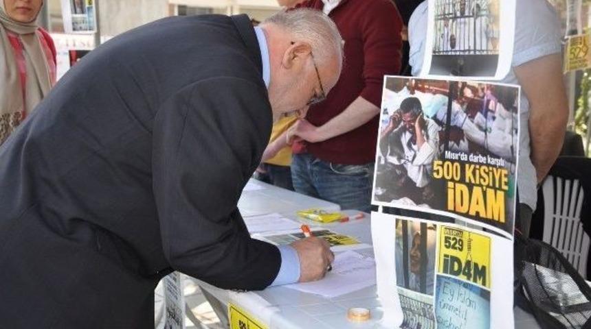 İneg&ouml;ll&uuml;lerden Mısır&rsquo;daki İdamlara Tepki