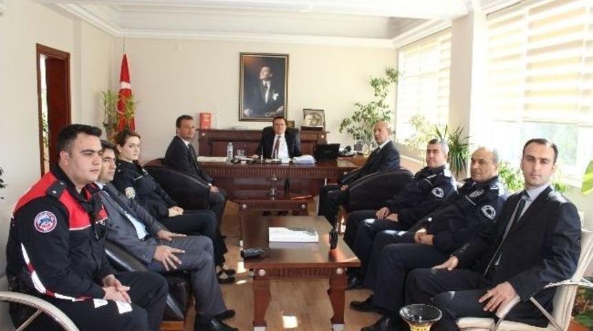 S&ouml;ke Polisinden Kaymakam Demirezer&rsquo;e Ziyaret