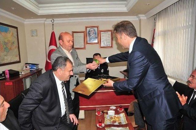 Başkan Sarı&rsquo;dan Emniyete Ziyaret 1