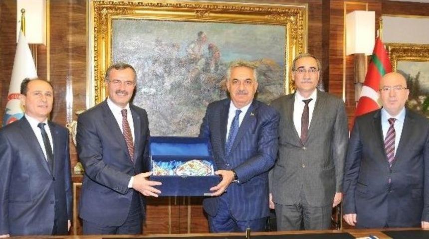 Kso&rsquo;dan Bakan Yazıcı&rsquo;ya Ziyaret