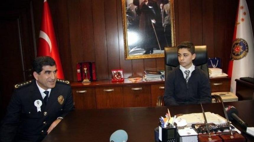 Bursa’nın Minik Emniyet Müdürü