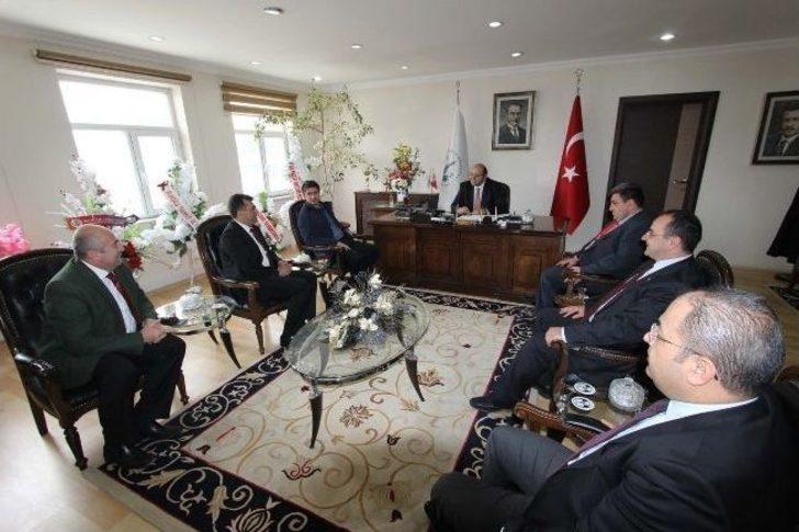 Başkan Orhan’a Ziyaretçi Akını G2