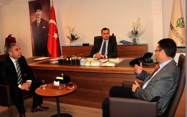 Chp Mamak Örgütü, Başkan Taşdelen'i Ziyaret Etti