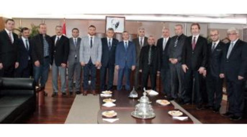 M&uuml;siad Gaziantep Y&ouml;netimi Şahinbey Belediye Başkanı Tahmazoğlu&rsquo;nu Ziyaret Etti