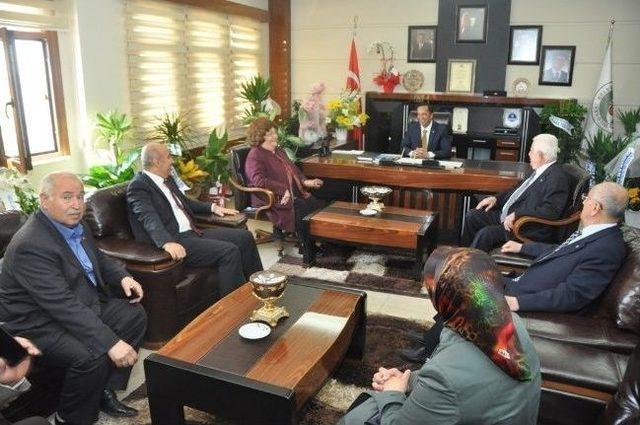 G&uuml;ldal Akşit&rsquo;ten Başkan Toltar a Ziyaret 1