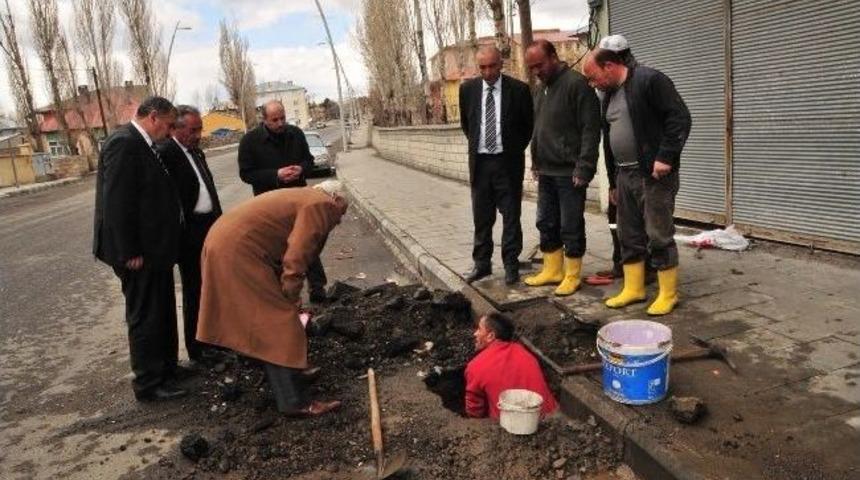 Başkan Sarı Denetime &Ccedil;ıktı