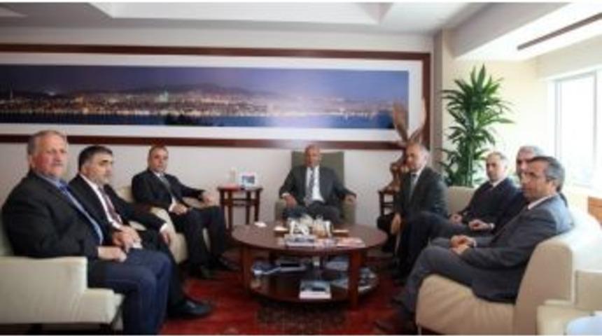 Kartal Cemevi Başkanından Başkan &Ouml;z&rsquo;e Ziyaret