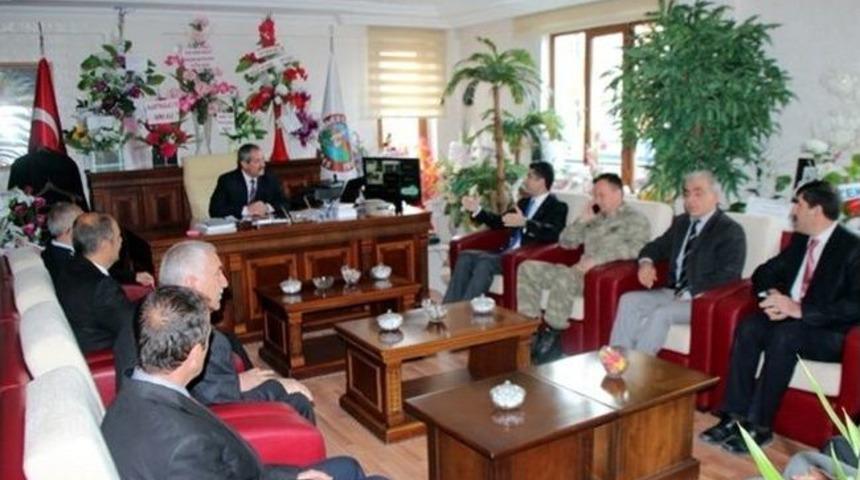 Kaymakam &Ouml;zbek&rsquo;ten Başkan G&uuml;rsoy&rsquo;a Ziyaret