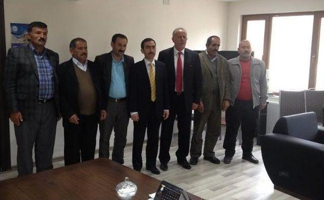 Rekt&ouml;r Ceylan&rsquo;dan Başkan Keskin&rsquo;e Ziyaret 1