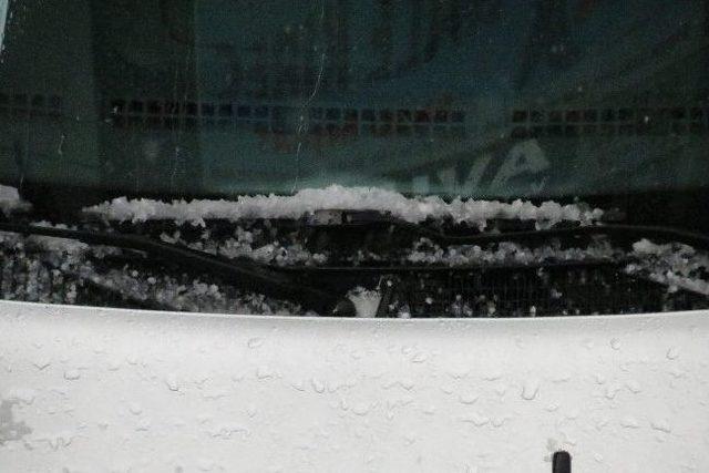 Malatya&rsquo;da Dolu Yağışı Etkili Oldu 2