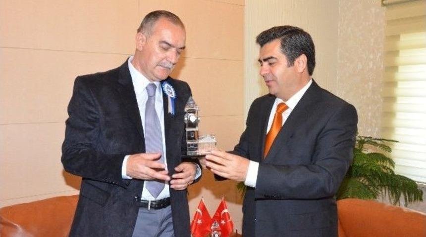 Mostar Emniyet M&uuml;d&uuml;rl&uuml;ğ&uuml; Heyeti&rsquo;nden Vali D&uuml;zg&uuml;n&rsquo;e Ziyaret