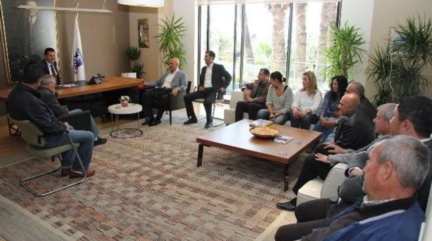 Başkan Kocadon'a Hayırlı Olsun Ziyaretleri S&uuml;r&uuml;yor