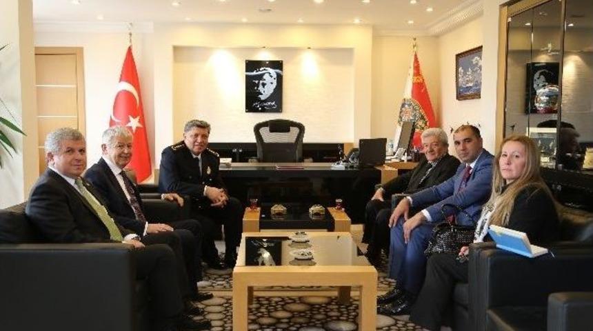 Etso Heyeti, Edirne İl Emniyet M&uuml;d&uuml;r&uuml;'n&uuml; Ziyaret Etti