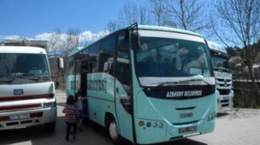 Azdavay Belediyesi'nden &Ouml;ğrencilere &Uuml;cretsiz Servis