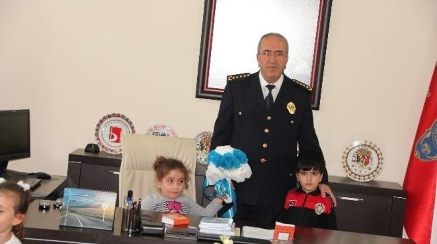 'papatyalar' Ve 'kelebekler' Emniyet M&uuml;d&uuml;rl&uuml;ğ&uuml;'n&uuml; Ziyaret Etti