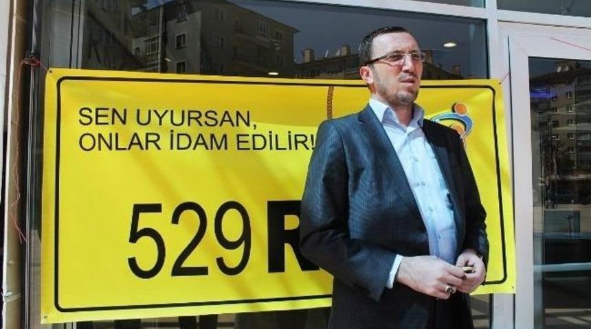 &Ccedil;ankırı Ak Parti Gen&ccedil;lik Kolları Mısır'daki İdam Kararına Karşı İmza Kampanyası Başlattı