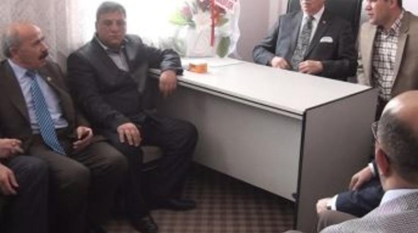 Elazığ Esnaf Odaları Birliği Başkanı Cemil Erdem İl&ccedil;e Ziyaretlerine Devam Ediyor