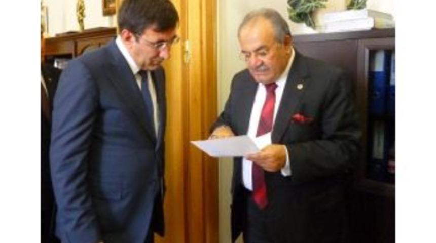 Uslu, Bakan Yılmaz&rsquo;dan K&uuml;lt&uuml;r Merkezi Ve Şendere İ&ccedil;in Destek İstedi