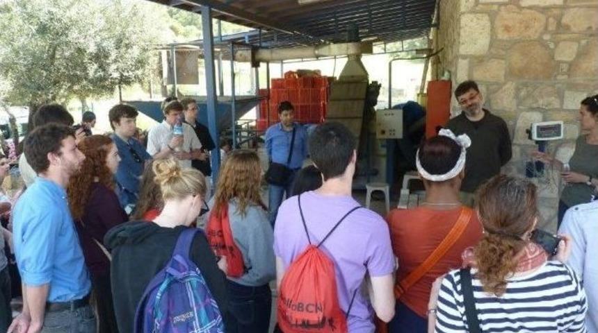 ''k&uuml;resel Aydınlar'' Fo&ccedil;a'da T&uuml;rk Zeytinyağını İnceledi