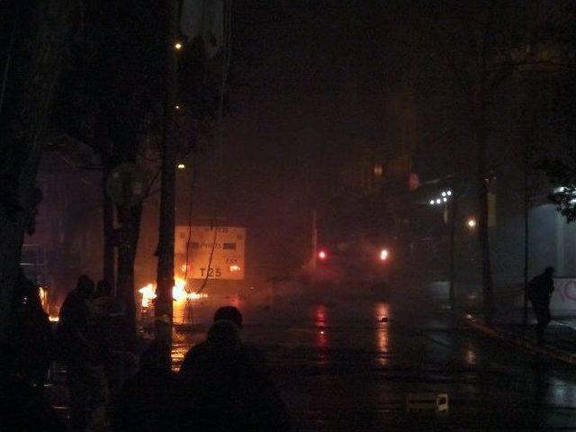 Sarıgazi’de Korsan Gösteriye Polis Müdahalesi 1