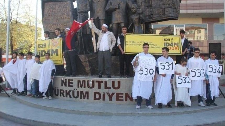 Mısır&rsquo;daki İdam Kararını Protesto Ettiler