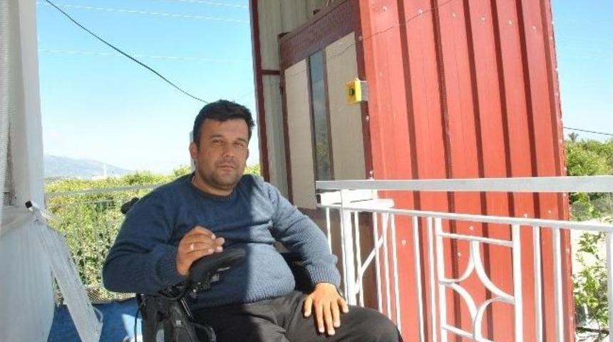 Evine Yaptırılan Asans&ouml;rle Hayata Bağlandı