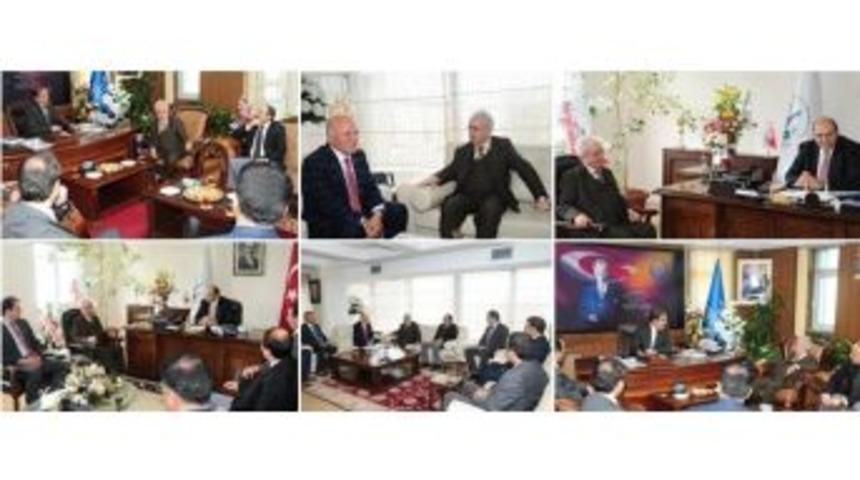 Rekt&ouml;r Yaylalı&rsquo;dan Belediye Başkanlarına Ziyaret